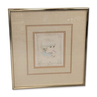 Sale Photo Thumbnail #35: Mary Vickers, Hold me Limited Edition Lithograph