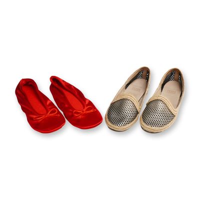 Sale Photo Thumbnail #311: Two Pairs of Women's Flats, Eileen Fisher Etch and BCTX