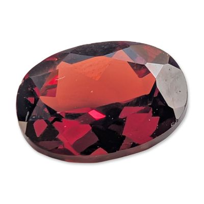 Sale Photo Thumbnail #368: Oval Mixed Cut Red Almandine Garnet Gemstone