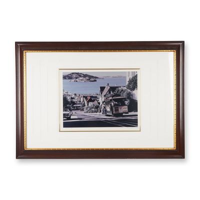 Sale Photo Thumbnail #51: Framed Limited Edition Color Print on Paper, Hyde Street, Signed
