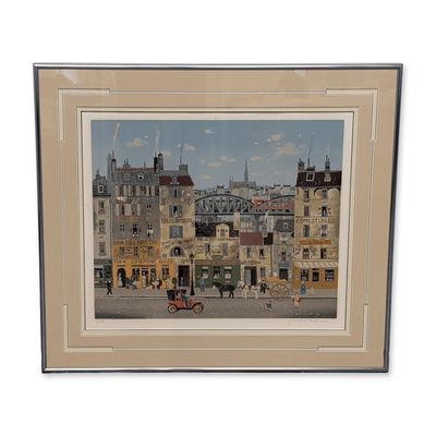 Sale Photo Thumbnail #57: Michel Delacroix (French, b. 1933), Les Heures Du Jour Lithograph