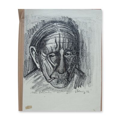 Sale Photo Thumbnail #100: Large Original Pastel on Paper, Portrait of a Woman, Signed