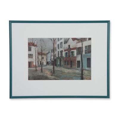 Sale Photo Thumbnail #440: After Maurice Utrillo, Color Offset Lithograph on Paper