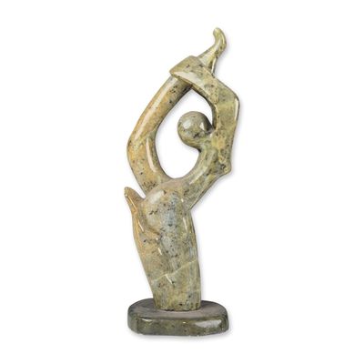 Sale Photo Thumbnail #109: Abstract Serpentine Stone Figurative Sculpture