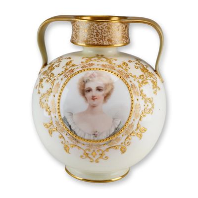 Sale Photo Thumbnail #8: Doulton Burslem by James Boulton Portrait Vase