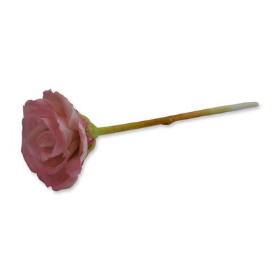 Sale Photo Thumbnail #197: Royal Worcester Porcelain Pink Long Stemmed Rose, 1970