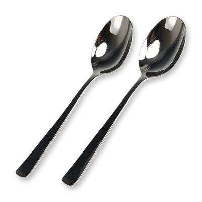 Sale Photo Thumbnail #320: 2pc Robbe & Berking Stainless Steel Serving Spoons