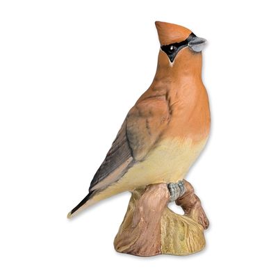 Sale Photo Thumbnail #352: Beswick by Graham Tongue American Bird Series Figurine, Cedar Waxwing 2184
