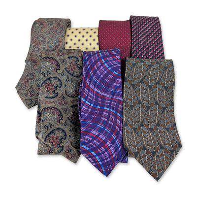 Sale Photo Thumbnail #261: 11pc Christian Dior & Jhane Barnes Assorted Silk Neckties