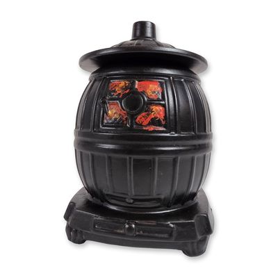 Sale Photo Thumbnail #157: McCoy Ceramic Potbelly Stove Cookie Jar