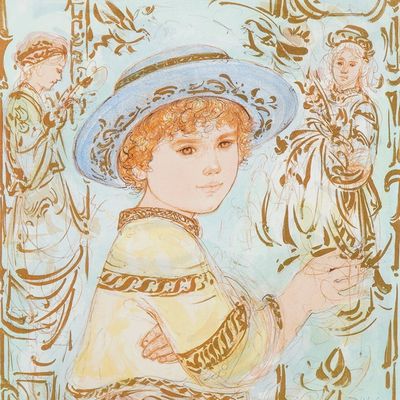 Sale Photo Thumbnail #43: Edna Hibel Todd Limited Edition Lithograph