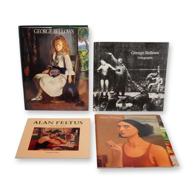 Sale Photo Thumbnail #171: Collection of 4 Hard and Softcover Artist Books including George Bellows and Alan Feltus, Various