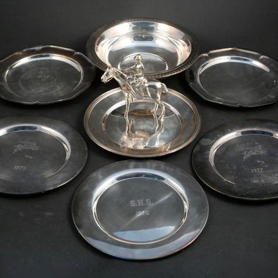 Sale Photo Thumbnail #5: Collection of Vintage Horse Trophies