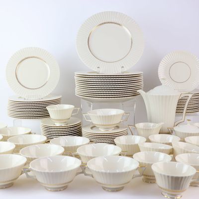 Sale Photo Thumbnail #222: Vintage Lenox Set of Cretan Dinnerware Service