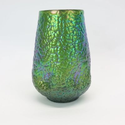 Sale Photo Thumbnail #182: Loetz Iridescence Lava Vase