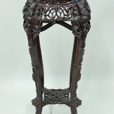 Sale Photo Thumbnail #359: Vintage Style Hardwood Plant Stand