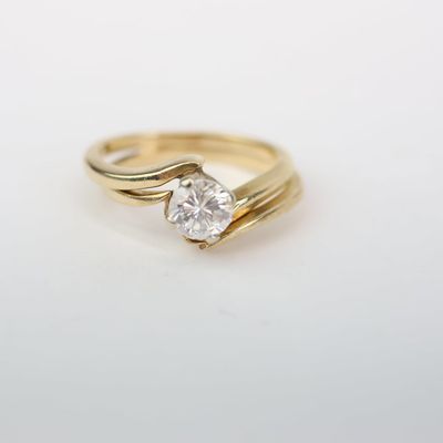 Sale Photo Thumbnail #87: 14K Yellow Gold & Diamond Ring