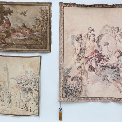 Sale Photo Thumbnail #180: Vintage Wall Hanging Tapestry