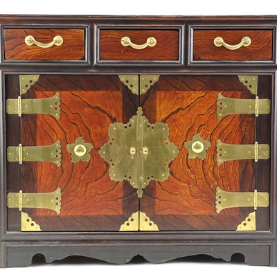Sale Photo Thumbnail #360: Vintage Asian Hardwood Jewelry Chest