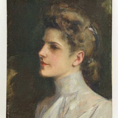 Sale Photo Thumbnail #267: After William Merritt Chase Portrait of a Young Woman