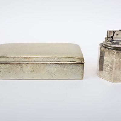 Sale Photo Thumbnail #53: Cartier Sterling Silver Lighter