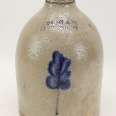 Sale Photo Thumbnail #229: E. Norton & Co Bennington, Vermont Stoneware Jug