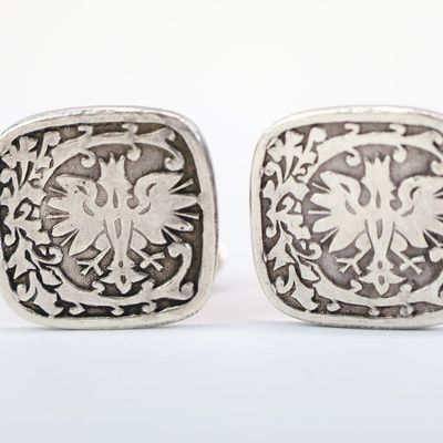 Sale Photo Thumbnail #85: Polish 800 Silver Cufflinks