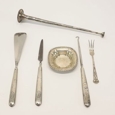 Sale Photo Thumbnail #16: Group of Assorted Sterling Silver Articles