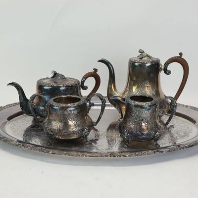 Sale Photo Thumbnail #21: Charles Green Tea and Coffee Service