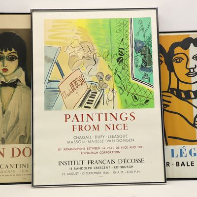 Sale Photo Thumbnail #309: French Fernand Leger Galerie Beyeler Bale Lithograph