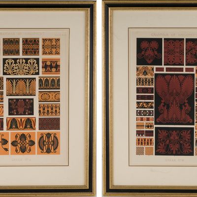 Sale Photo Thumbnail #317: Owen Jones, 1809-1874, Grammar of Ornament, Lithograph