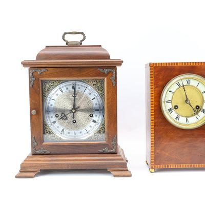 Sale Photo Thumbnail #177: Antique Junghans Mantle Clock