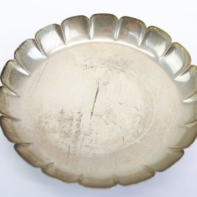 Sale Photo Thumbnail #35: Sterling Silver Tuttle Footed Anniversary Bowl