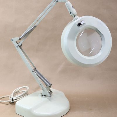 Sale Photo Thumbnail #405: MCM Industrial Articulated Magnifying Lamp