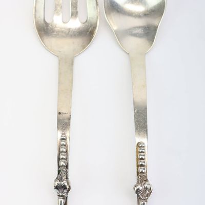 Sale Photo Thumbnail #25: F. Ramirez Blossom Pattern Mexican Salad Set