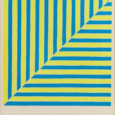 Sale Photo Thumbnail #22: Frank Stella "Untitled (Rabat)" Serigraph 1964