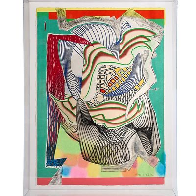 Sale Photo Thumbnail #20: Frank Stella "The Funeral (Dome)" Proof Print 1992