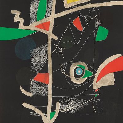 Sale Photo Thumbnail #52: Joan Miro "Llibre dels sis Sentits VI" Etching
