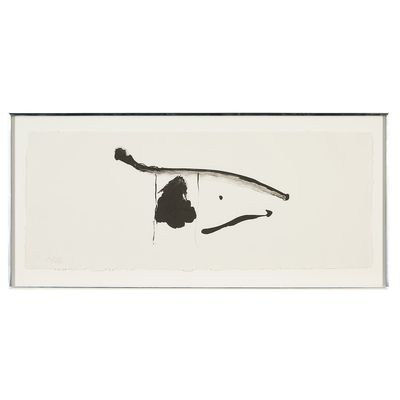 Sale Photo Thumbnail #66: Robert Motherwell "Black Concentrated" Lithograph