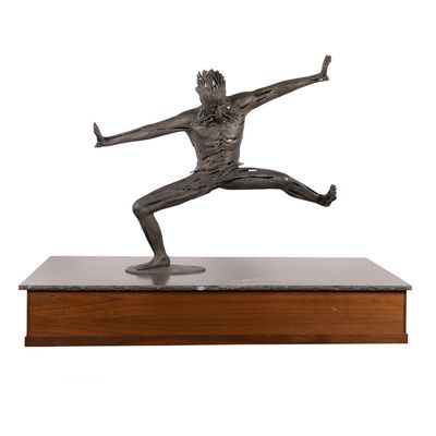 Sale Photo Thumbnail #7: Robert H. Cook "Samson" Bronze Sculpture 2000