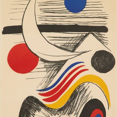 Sale Photo Thumbnail #65: Alexander Calder "La Lune et Montagne" Lithograph