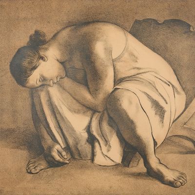 Sale Photo Thumbnail #138: Franciso Zuniga "Girl in Chair" Lithograph 1978