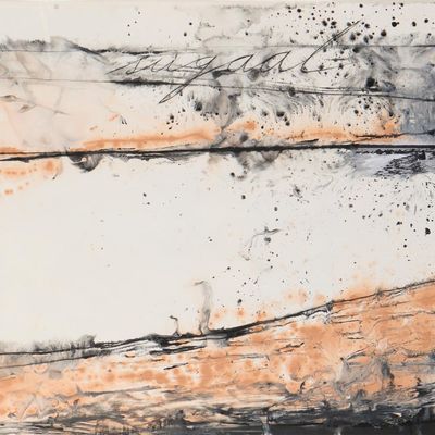 Sale Photo Thumbnail #116: Jose Bedia "Sugaal" Acrylic on Paper Painting 2010