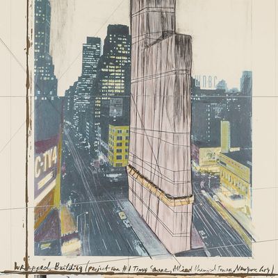 Sale Photo Thumbnail #90: Christo & Jeanne-Claude "Wrapped Building" Print