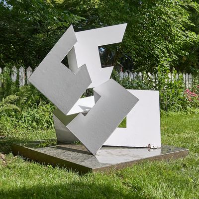 Sale Photo Thumbnail #57: Large Jerry Wingren "Cut & Fold" Sculpture
