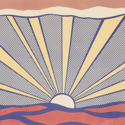 Sale Photo Thumbnail #71: Roy Lichtenstein "Sunrise" Pop Art Lithograph