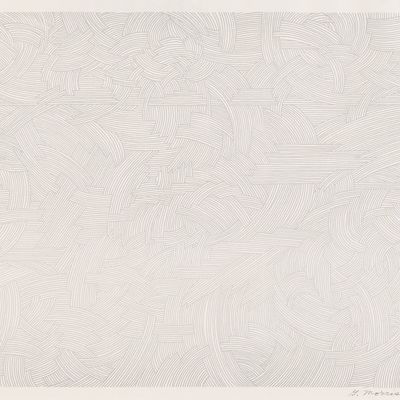 Sale Photo Thumbnail #109: George Morrison Untitled Lithograph 1986