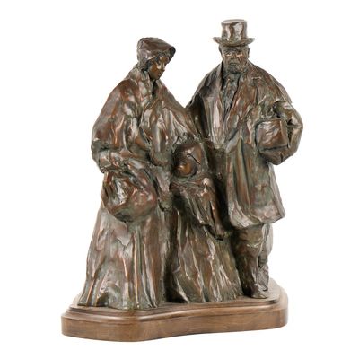 Sale Photo Thumbnail #12: Glenna Goodacre "Departure from Dublin" Bronze