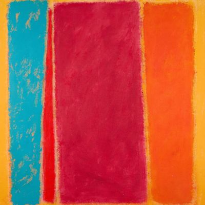 Sale Photo Thumbnail #32: John Opper "#39" Abstract Oil Painting