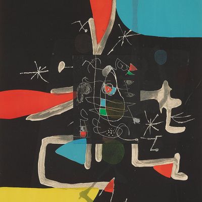 Sale Photo Thumbnail #50: Joan Miro "Llibre dels sis Sentits IV" Etching